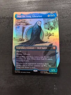 MTG Wan Shi Tong, Librarian TLA Avatar: The Last Airbender Borderless Foil 0320 - Image 1