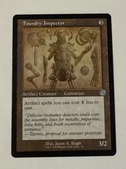 MTG Foundry Inspector - The Brothers’ War Retro Frame Artifacts Schematic LP - Image 1