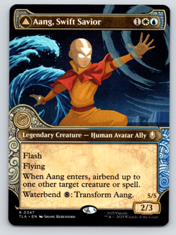 Avatar Aang, Swift Savior Showcase R 347 Ocean's Fury Magic the Gathering - Image 1