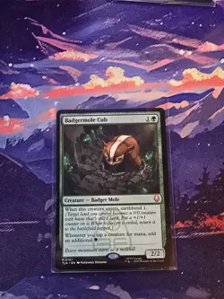 MTG - TLA - Badgermole Cub Mythic Non-foil #0167 NM/M - Image 1