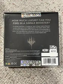 Magic the Gathering: Double Masters 2022 Collector Booster Box - New/Sealed - Image 2