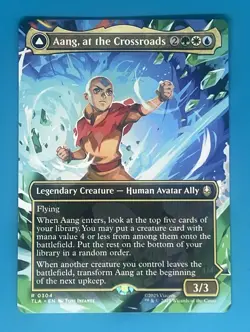 MTG Avatar: The Last Airbender, Aang, at the Crossroads / Aang- Borderless - Image 2