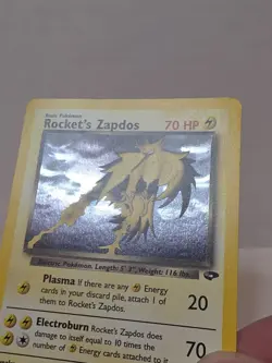 Rocket's Zapdos 15/132 Gym Challenge Holo - Pokemon TCG Vintage Card - LP - Image 2