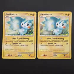 Pachirisu DP04 Holo Diamond and Pearl Promos - Pokemon Card - (2 cards) - Image 1