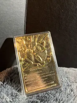 23K Gold Plated JIGGLYPUFF Trading Card 1999 Burger King Pokemon - Image 2