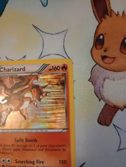 Pokemon TCG Charizard Legendary Treasures Holo Rare Card 19/113 - Image 3