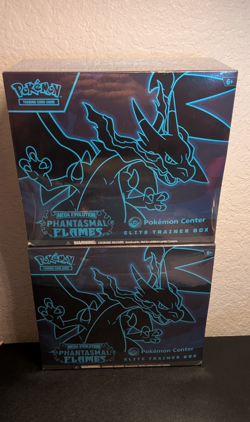 2 x Phantasmal Flames Pokemon Center Elite Trainer Box - Sealed / Brand New - Image 1