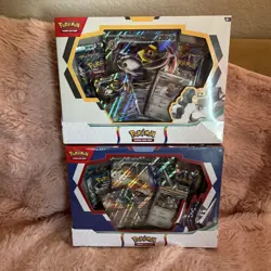 Pokemon EX Collection Box Bundle Black Kyrum Ex And Reshiram Ex Set Of 4 - Image 2