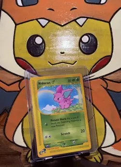 Nidoran 2003 Pokemon Aquapolis Non Holo 96/147 Near Mint + - Image 1