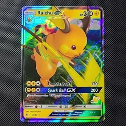 Raichu GX 20/68 (#60 Pikachu Stamped) Battle Academy Ultra Rare Pokemon - Image 1