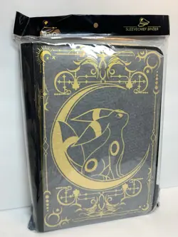 Pokemon Umbreon Lunar Shadow TCG 9-Pocket Zipper Binder Sleevechief Black & Gold - Image 2