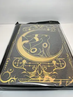 Pokemon Umbreon Lunar Shadow TCG 9-Pocket Zipper Binder Sleevechief Black & Gold - Image 3