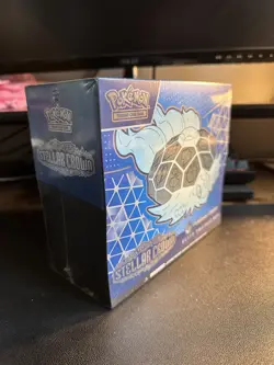 Pokemon TCG Stellar Crown Pokemon Center Exclusive ETB Elite Trainer Box - Image 2