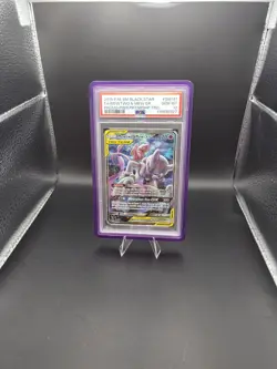Mewtwo & Mew GX SM191 Sm Holo PSA 10 With Jewel Graded Guard - Image 1