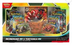 Pokemon TCG: Incineroar ex and Torterra ex Special Collection Box | Sealed - Image 1