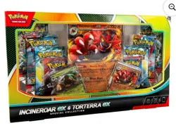 Pokemon TCG: Incineroar ex and Torterra ex Special Collection Box | Sealed - Image 3