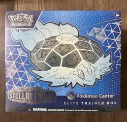 Stellar Crown Pokemon Center Exclusive Elite Trainer Box ETB TCG Factory Sealed - Image 1
