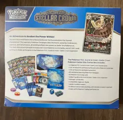 Stellar Crown Pokemon Center Exclusive Elite Trainer Box ETB TCG Factory Sealed - Image 2