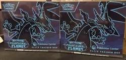 Phantasmal Flames Pokemon Center Exclusive ETB Lot Of 2 - Image 1