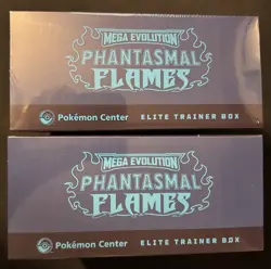 Phantasmal Flames Pokemon Center Exclusive ETB Lot Of 2 - Image 5