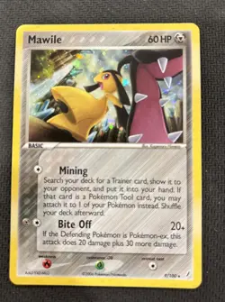 Mawile 9/100 EX Crystal Guardians Holo Rare 2006 Pokemon Card HP - Image 1