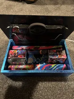 Mega Charizard x UPC Playmat Deck Box Sleeves Dice and Coin Pokemon TCG Bulk Lot - Image 2