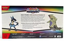 2 Pokemon TCG Prismatic Evolutions Lucario Ex + Tyranitar Ex Premium Collection - Image 2
