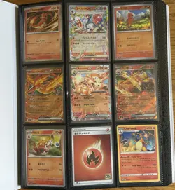 Pokemon Binder Lot 396 Cards MIXED LANGUAGE Rare Reverse Holo Ex VMax Gx Promos - Image 2