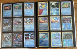 Pokemon Binder Lot 396 Cards MIXED LANGUAGE Rare Reverse Holo Ex VMax Gx Promos - Image 4