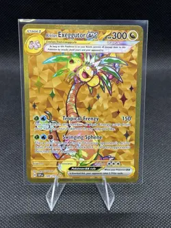 Pokemon Alolan Exeggutor ex S & V Surging Sparks Gold Hyper Rare 248/191 NM/M - Image 1