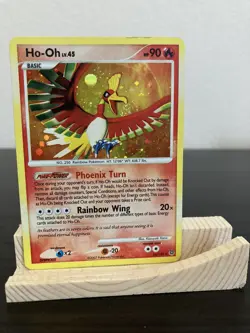Pokemon TCG Ho-Oh Secret Wonders 10/132 Holo Holo Rare Swirl - Image 1