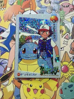 Pokemon Vintage Pocket Monsters Vending HOLO Prism Sticker 1999 Bandai Nintendo - Image 2