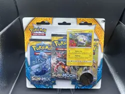 2017 POKEMON SUN & MOON BASE SET 3 PACK W/ TOGEDEMARU SM09 SEALED BLISTER PACK F - Image 1