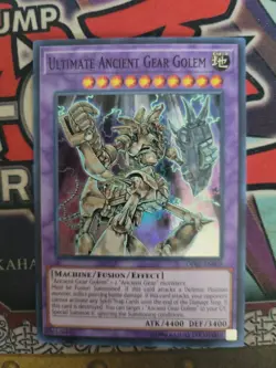 Yugioh! Ultimate Ancient Gear Golem - OP05-EN009 - Super Rare -Unlimited Edition - Image 1