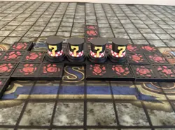 Yugioh Dungeon Dice Monsters Custom Magical Hats Figure (4x) With Card Set - Image 4