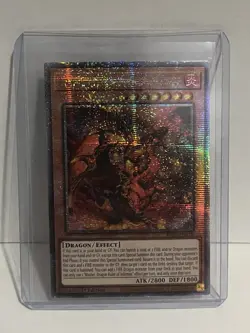 Yugioh! Blaster, Dragon Ruler Of Infernos - RA03-EN010 - Quarter Century Rare - Image 1