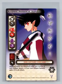Kagura Spawn of Naraku #80 InuYasha TCG Jaki 1st Edition Trading Card Game CCG - Image 1