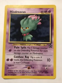 Pokemon MISDREAVUS Black Star Promo Card # 39 RARE - Image 1