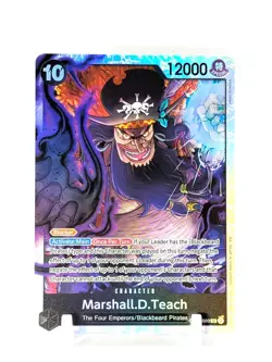 Marshall.D.Teach OP09-093 Reprint SR ONE PIECE Tcg Card Game NM Black - Image 1