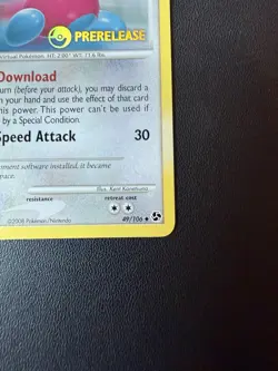 Pokemon Porygon2 Prerelease Stamp Promo Great Encounters Set 49/106 NM Card - Image 2