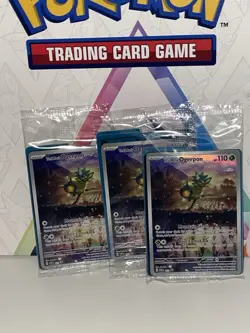 Pokemon TCG Teal Mask Ogerpon 123 Sv: Scarlet & Violet SEALED Promo Cards - Image 1