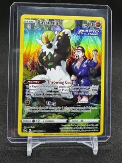 Passimian Silver Tempest Pokemon Card Trainer Gallery Full Art TG08/TG30 NM - Image 2