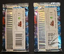 Two Yu Gi Oh! Clash Rebellions 1st Edition- 9 card booster packs (NEW & SEALED) - Image 2