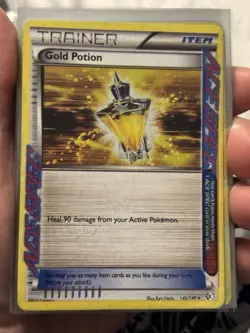 Pokemon Card 2012 Boundaries Crossed Trainer Gold Potion Ace Spec 140/149 LP - Image 1