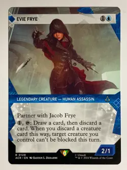 Evie Frye 0129 MTG Assassin's Creed Showcase Rare Magic Card TCG NM - Image 1