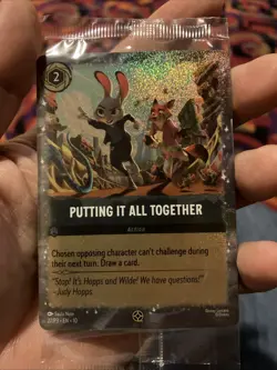 Lorcana Putting It All Together 27/P3 Cinemark Promo Card Zootopia 2 Disney - Image 1