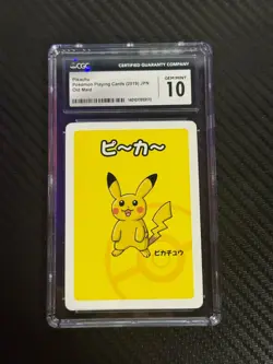 2019 Pokemon Old Maid Playing Card PIKACHU Japanese CGC 10 Card - Image 1
