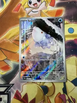Snom 168/162 Temporal Forces Illustration Rare Holo Pokemon TCG Card NM - Image 1