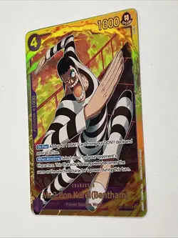 One Piece Card Game Mr.2 Bon Kurei (Bentham) EB01-061 SEC Secret Rare - Image 2