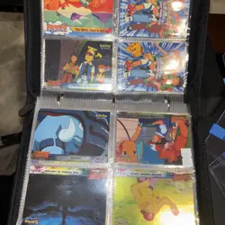 Huge Pokemon Topps Movie Vintage Pokemon 120+ Cards Holos Collection Lot 1999 - Image 3